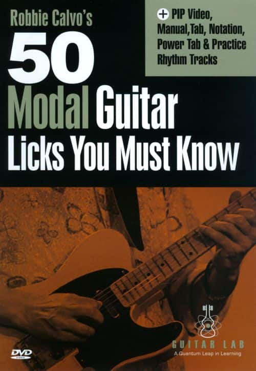 Robbie Calvo's 50 Modal Guitar Licks You Must Know [DVD]