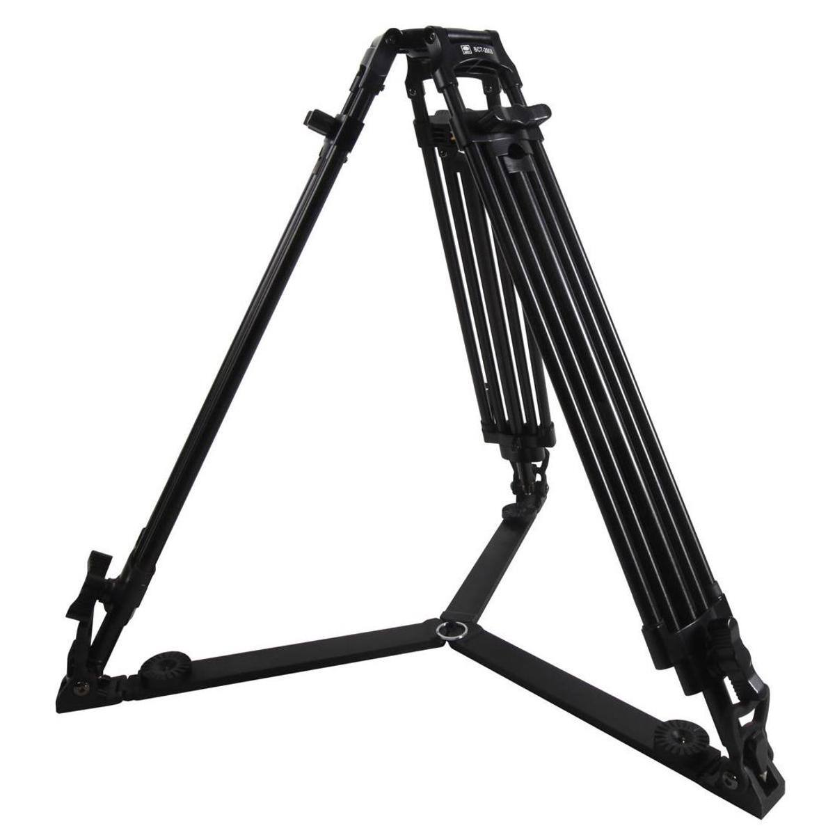 Alt View 1. Sirui - Sirui BCT-2003 3-Section Aluminum Video Broadcast Tripod, 22 Lbs Capacity.
