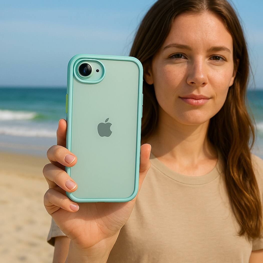 Alt View 16. SaharaCase - Venture Series Slim Case for Apple iPhone 16e - Oasis Aqua.