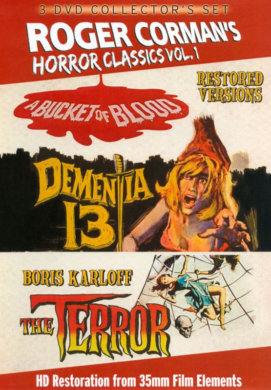  Roger Corman's Horror Classics, Vol. 1: A Bucket of Blood/Dementia 13/The Terror [3 Discs] [DVD]