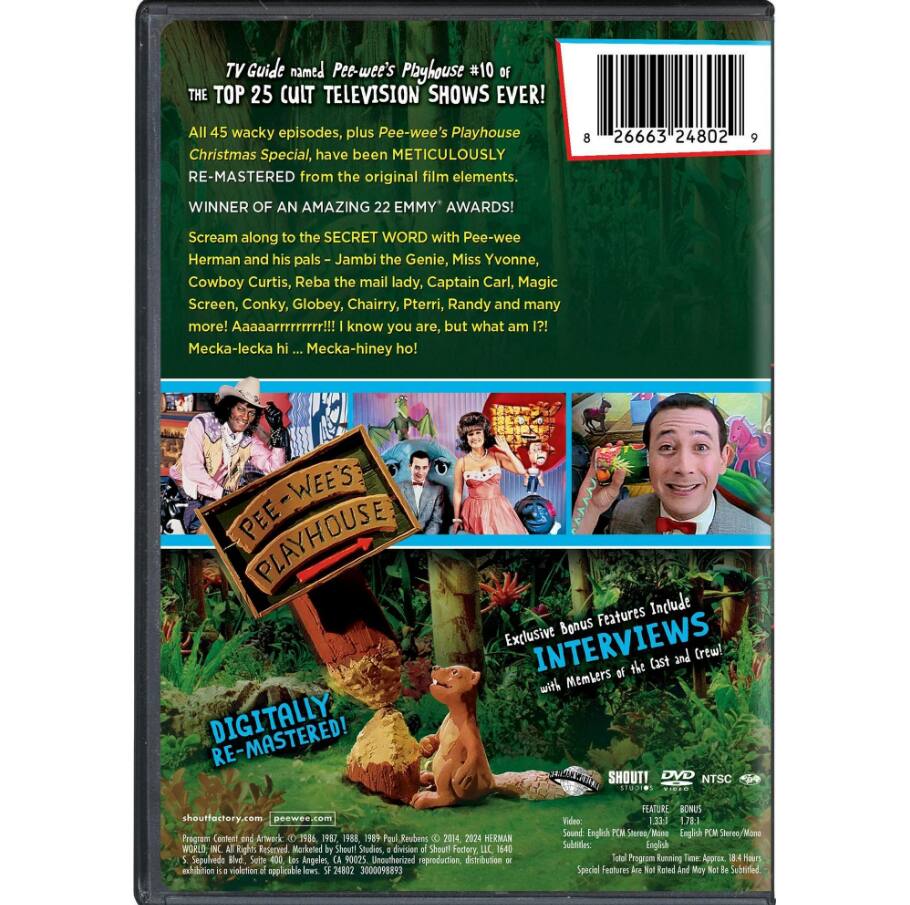 Left. Pee-wee's Playhouse: The Complete Series DVD .