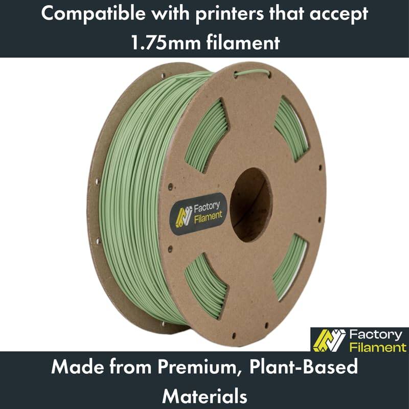 Compatible with printers that accept 1.75mm filament

Made from Premium, Plant-Based Materials