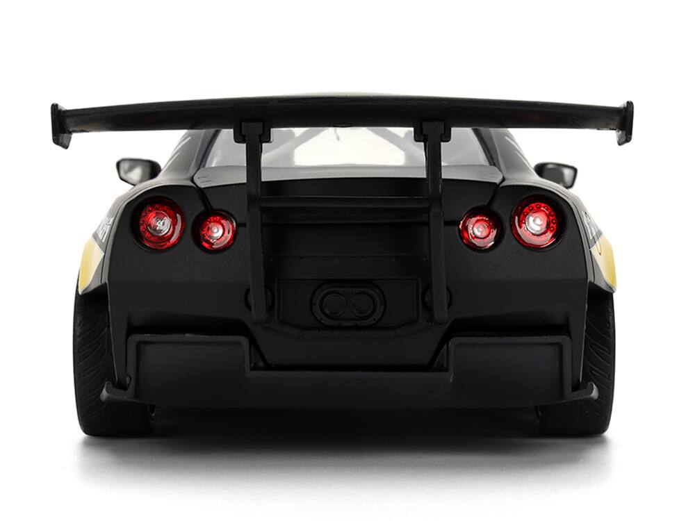 Alt View 6. Jada - 2009 Nissan GT-R (R35) Ben Sopra Silver "I Love the 2000's" Series 1/24 Diecast Model Car by Jada - Multicolor.
