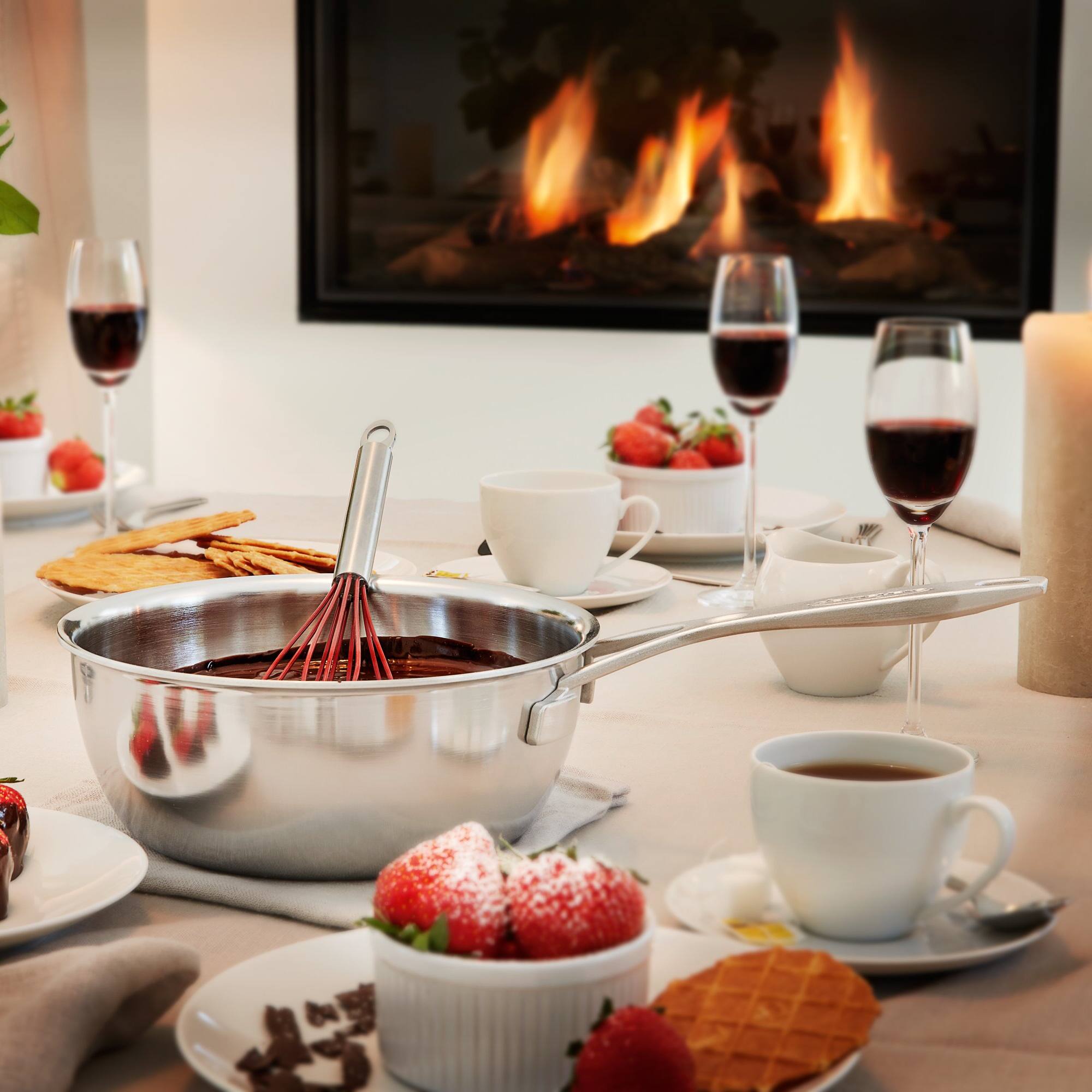 Alt View 4. Demeyere - Demeyere Industry 5-Ply 3.5-qt Stainless Steel Essential Pan - Stainless Steel.