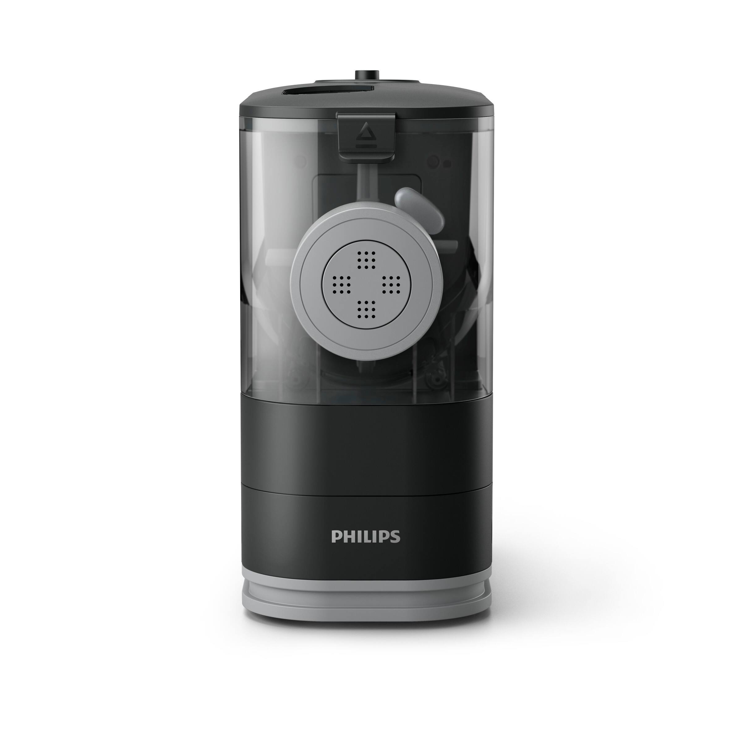 Left. Philips - Philips Compact Pasta and Noodle Maker, HR2371/05- Black - Black.