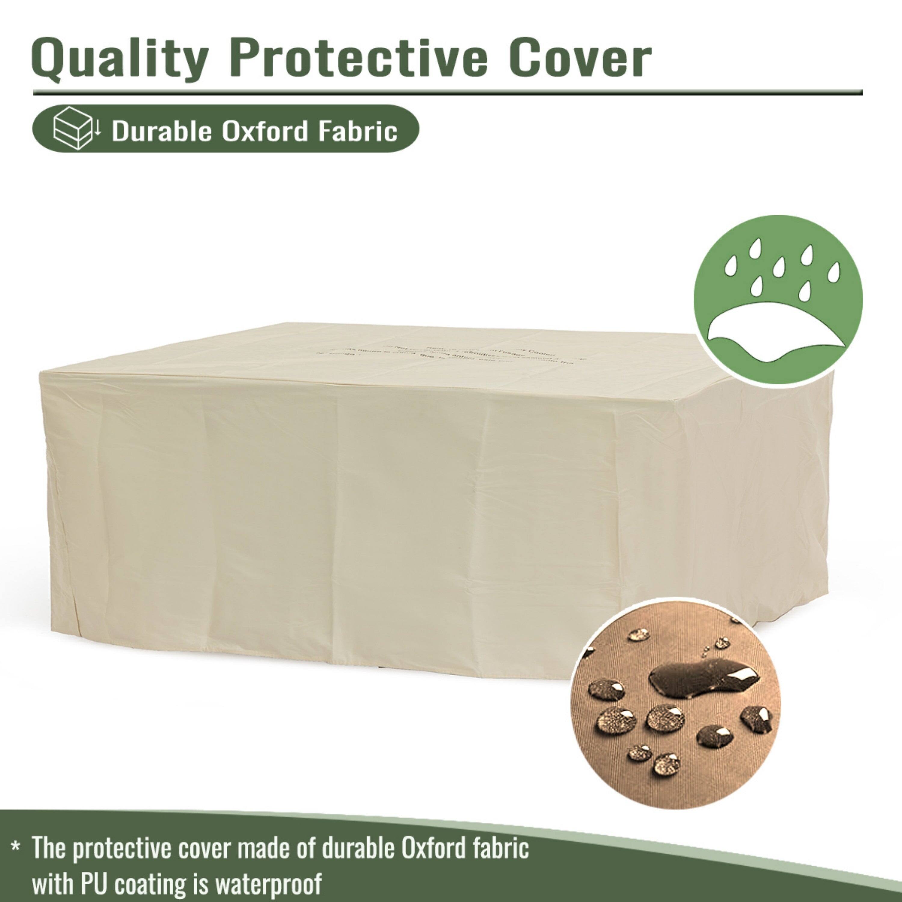 Quality Protective Cover

- Durable Oxford Fabric

* The protective cover made of durable Oxford fabric with PU coating is waterproof