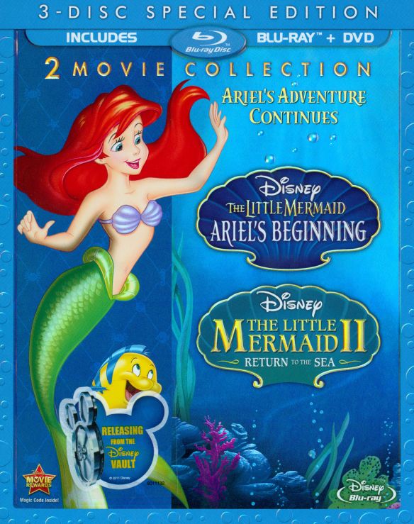  The Little Mermaid II: Return to the Sea/The Little Mermaid: Ariel's Beginning [3 Discs] [Blu-ray/DVD]