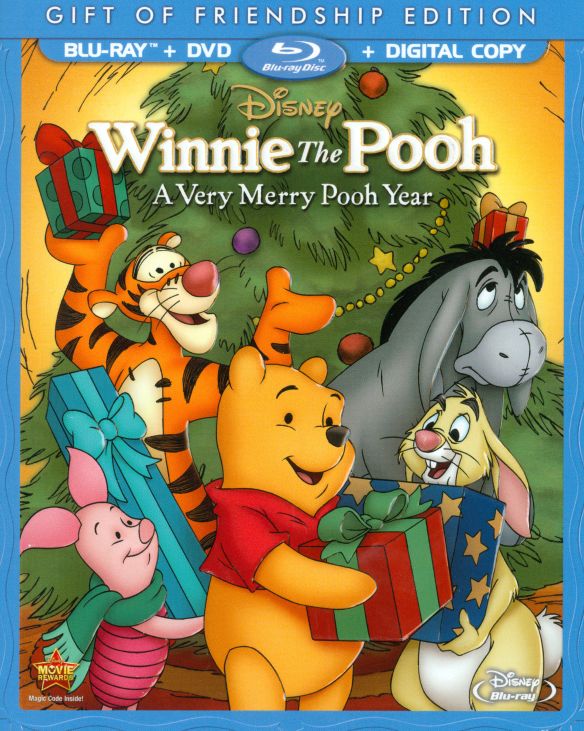  Winnie the Pooh: A Very Merry Pooh Year [2 Discs] [Includes Digital Copy] [Blu-ray/DVD]