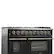 Alt View 10. Forno Appliances - Galiano 6.58 Cu. Ft. Freestanding Gas Range with Convection Oven - Black.