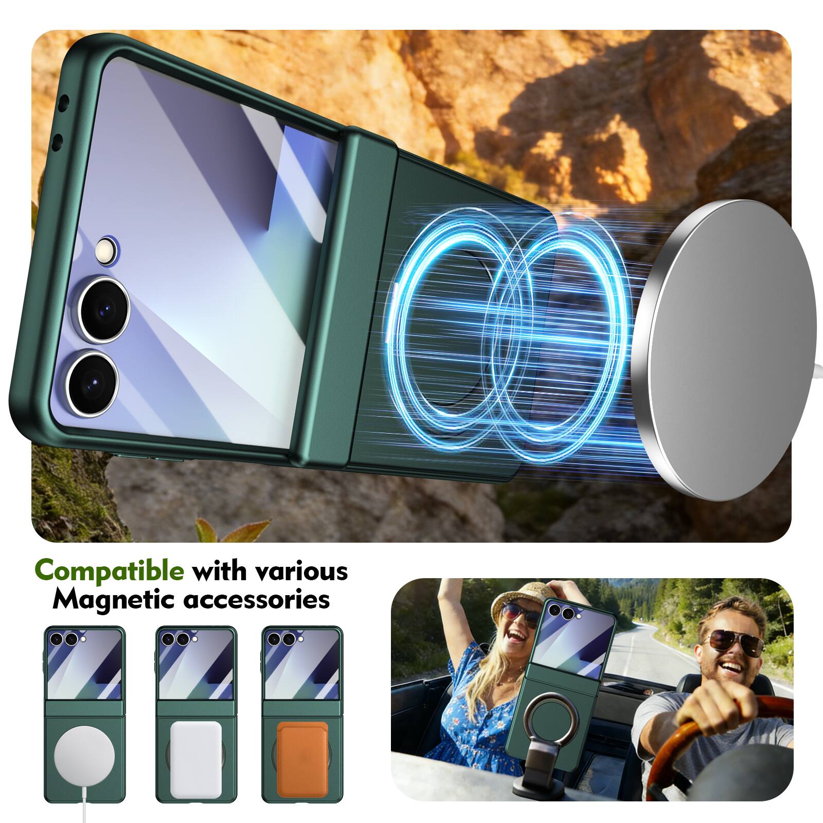 Compatible with various Magnetic accessories