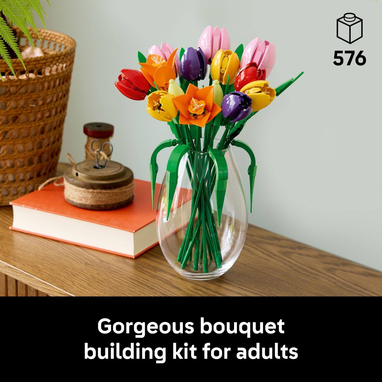 576  
Gorgeous bouquet building kit for adults