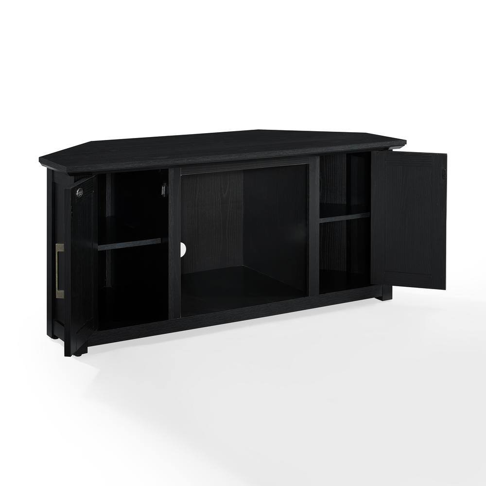 Alt View 2. Crosley Furniture - Camden Corner Fireplace Tv Stand For 50+ Inch Tv - Black.