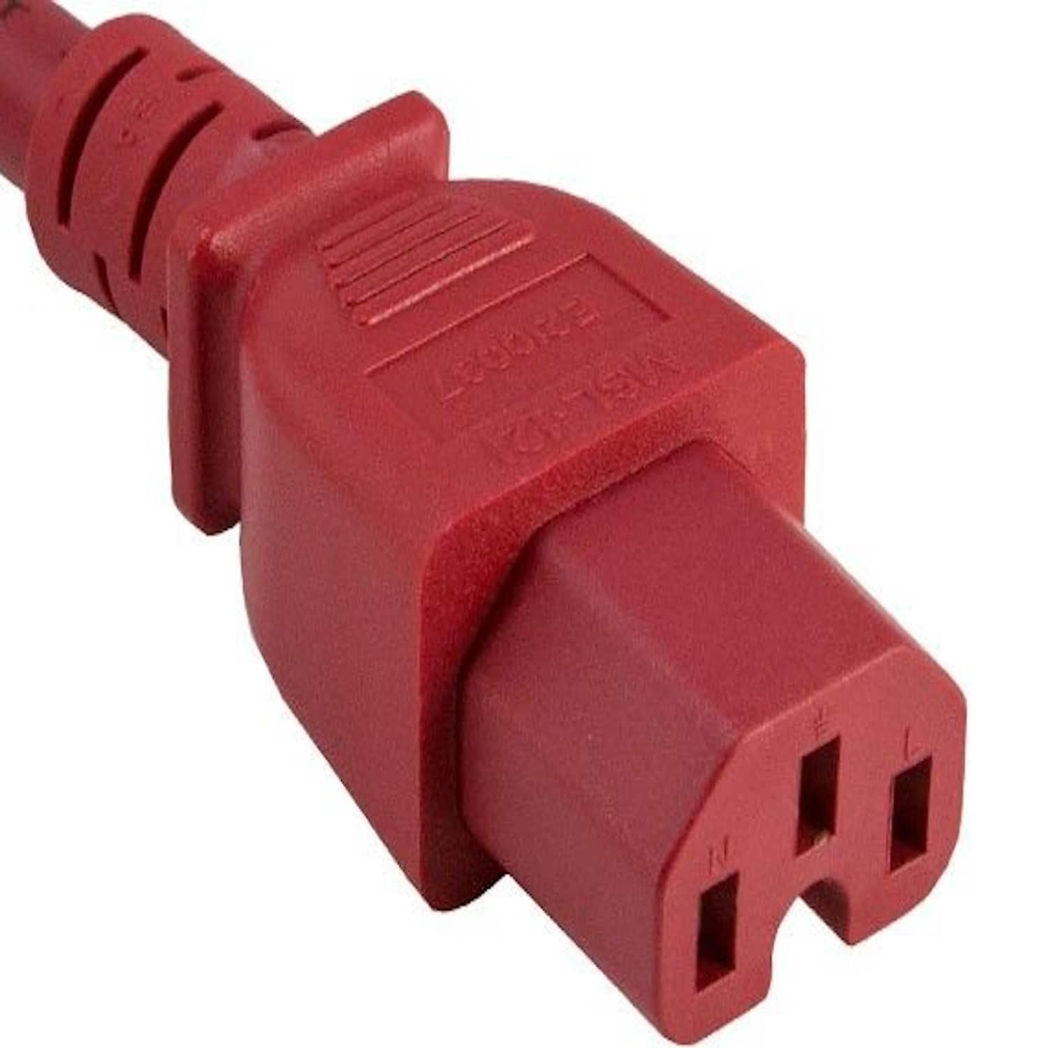 Sanoxy - Cables and Adapters; 6ft 14 AWG 15A 250V Power Cord (IEC320 C14 to IEC320 C15) - Red price history on PriceWatchPro