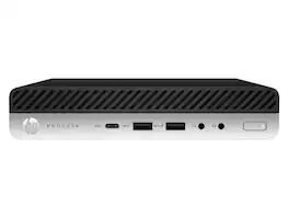 HP - Refurbished Excellent - ProDesk 600 G4-MINI i7-8700T 32GB DDR4 500GB SSD Win 11 Pro - Black