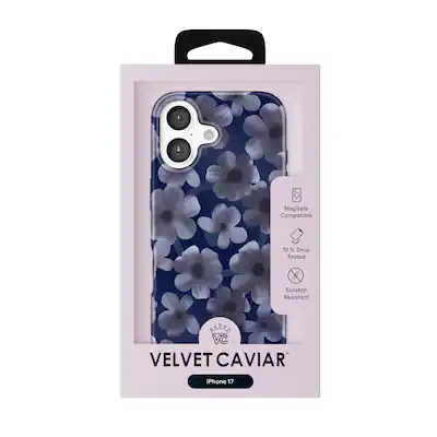 Velvet Caviar - MagSafe Case for Apple iPhone 17 - Midnight Blossom Velvet Caviar - MagSafe Case for Apple iPhone 17 - Midnight Blossom