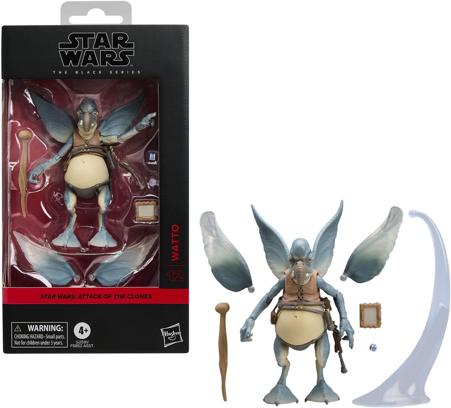 Hasbro - Star Wars: Attack of the Clones - Black Series - Watto Action Figure - COLLECTIBLES - Multicolor