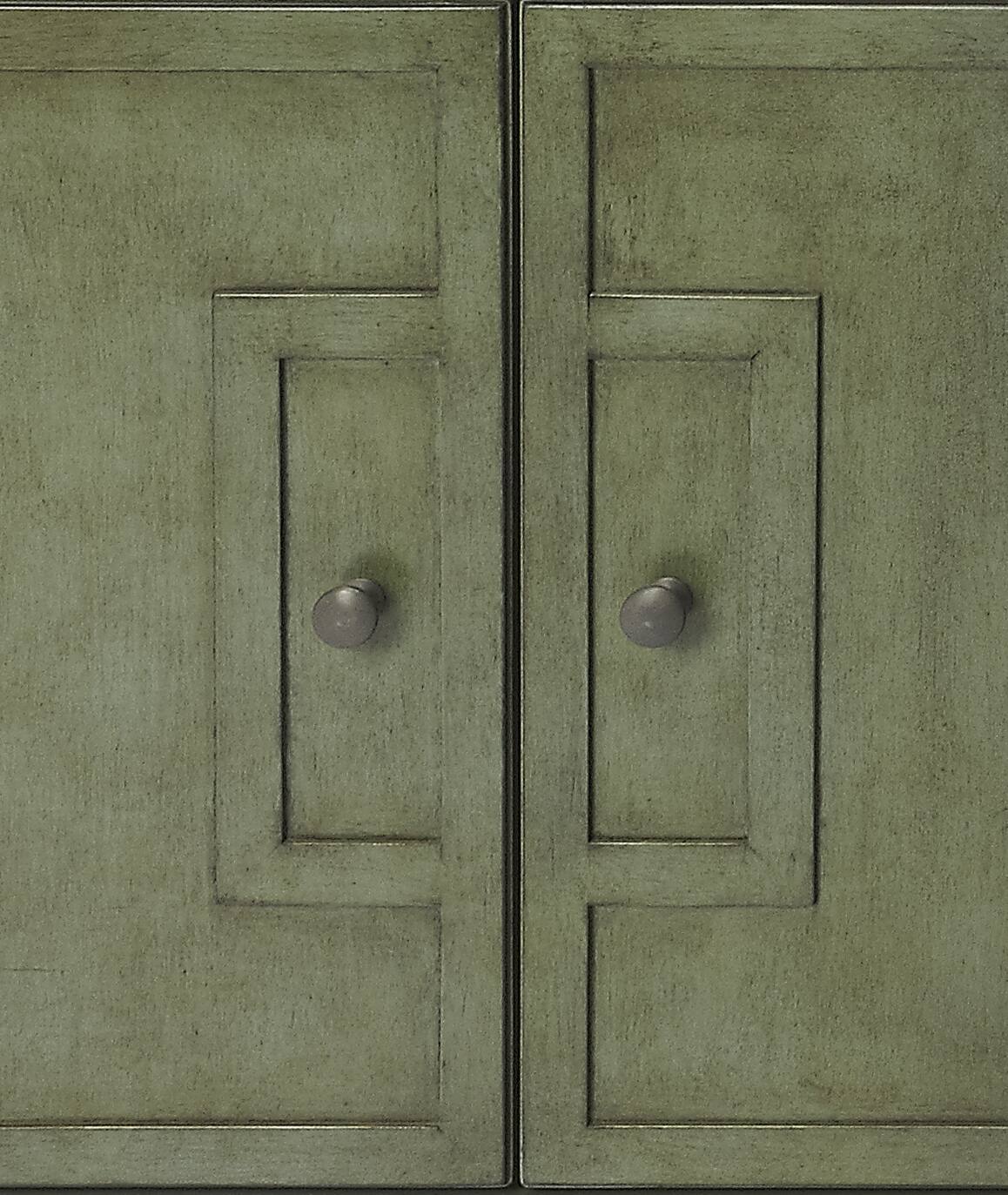 Alt View 3. Butler Specialty - Imperial 31 in. W Rectangular Wood 2 Drawer 2 Door Accent Cabinet - Green.