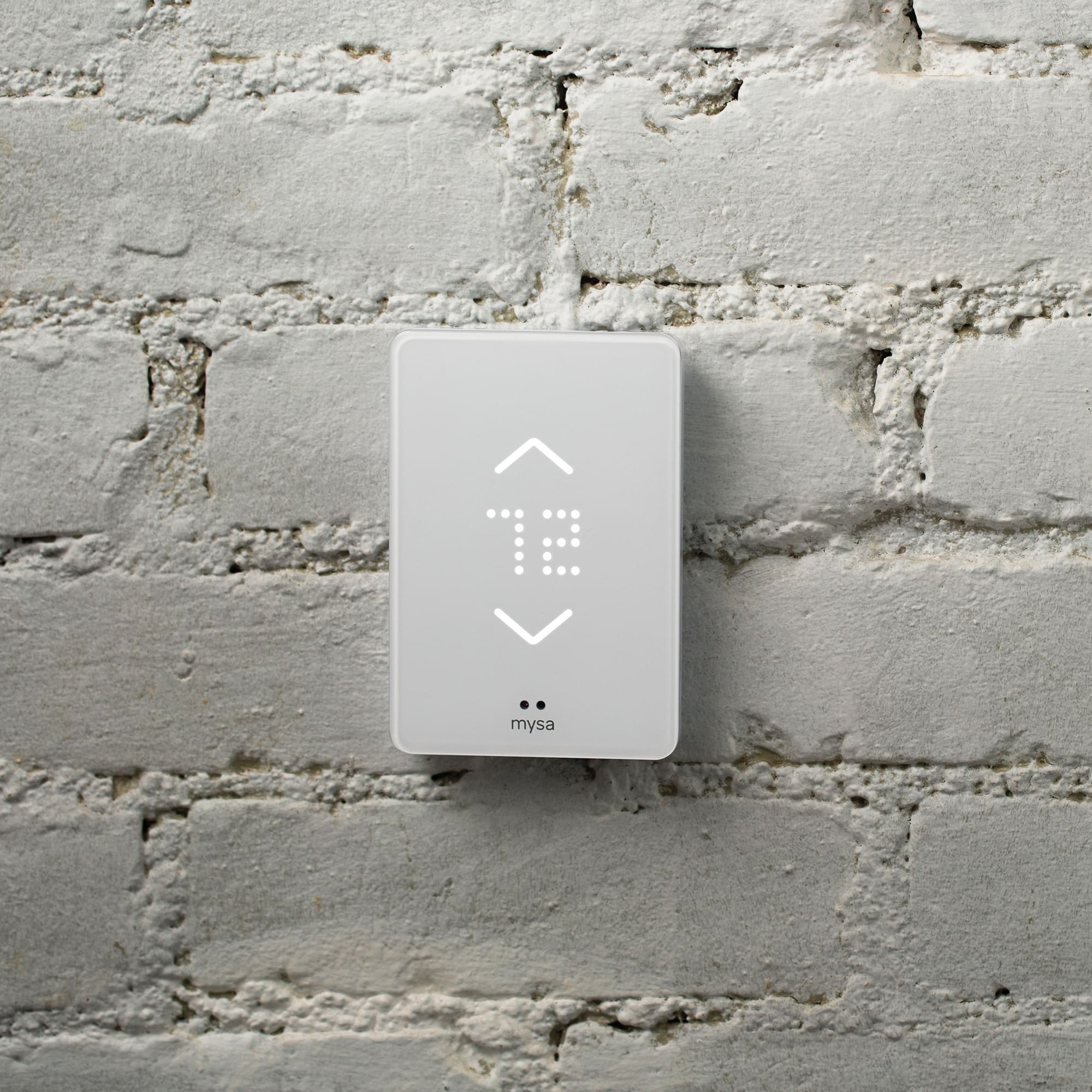 Alt View 13. Mysa - Smart Programmable Wi-Fi Thermostat - White.