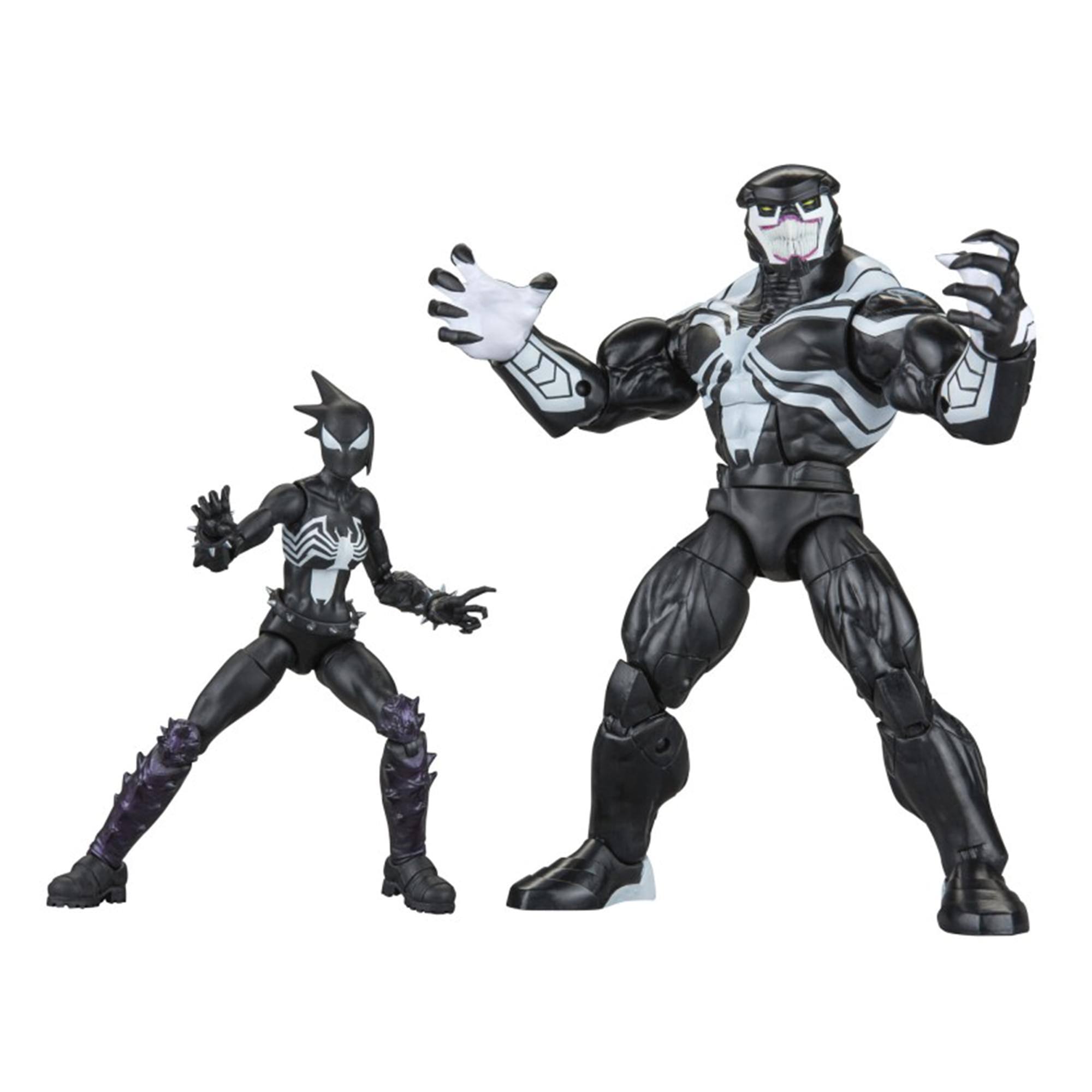 Alt View 1. Hasbro - Marvel Legends 6 Inch Action Figures | Venom Space Knight & Mania - Black/White.