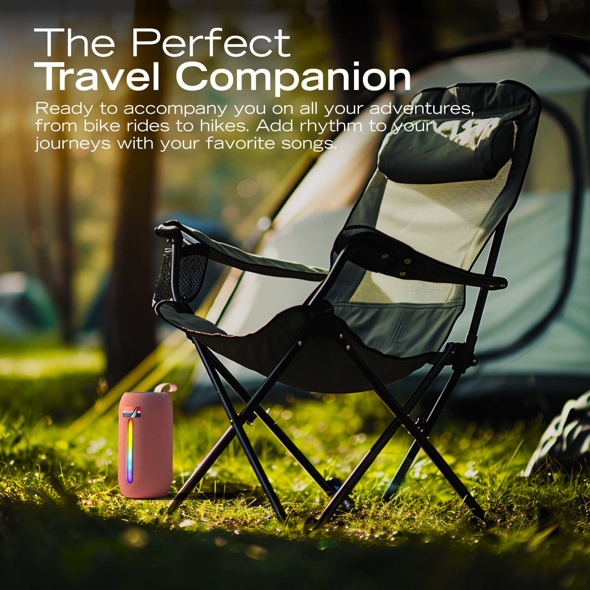 The Perfect Travel Companion
Ready to accompany you on all your adventures, from bike rides to hikes. Add rhythm to your journeys with your favorite songs.