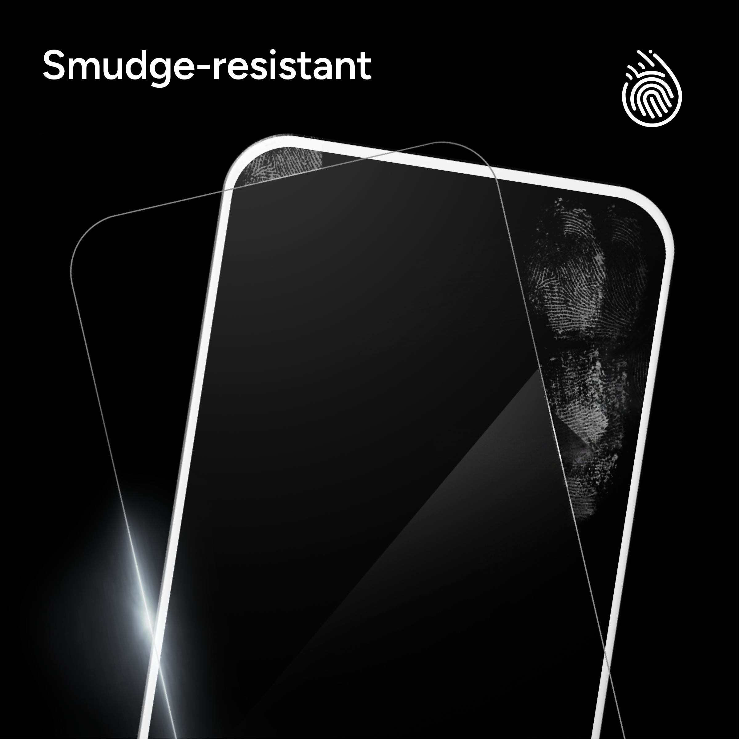 Alt View 3. ZAGG - Glass+ Defense Screen Protector for Apple iPhone 18 Pro / iPhone 17 Pro - Clear.