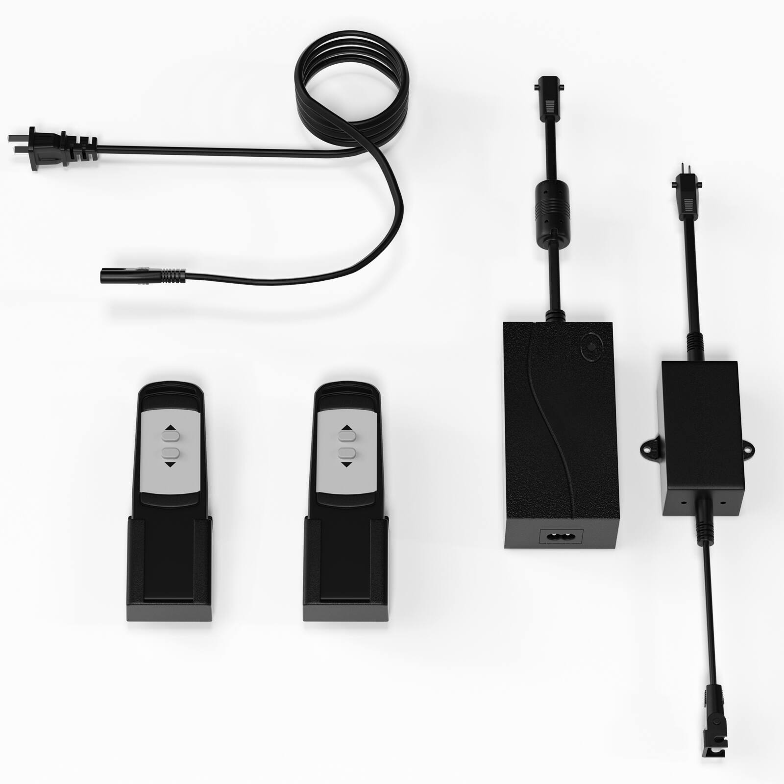 Alt View 7. Topteng - 11-Step Electric Attic Ladder - Automatic Folding, 660lb Capacity, Aluminum Alloy, for Loft & Roof Access - Black.