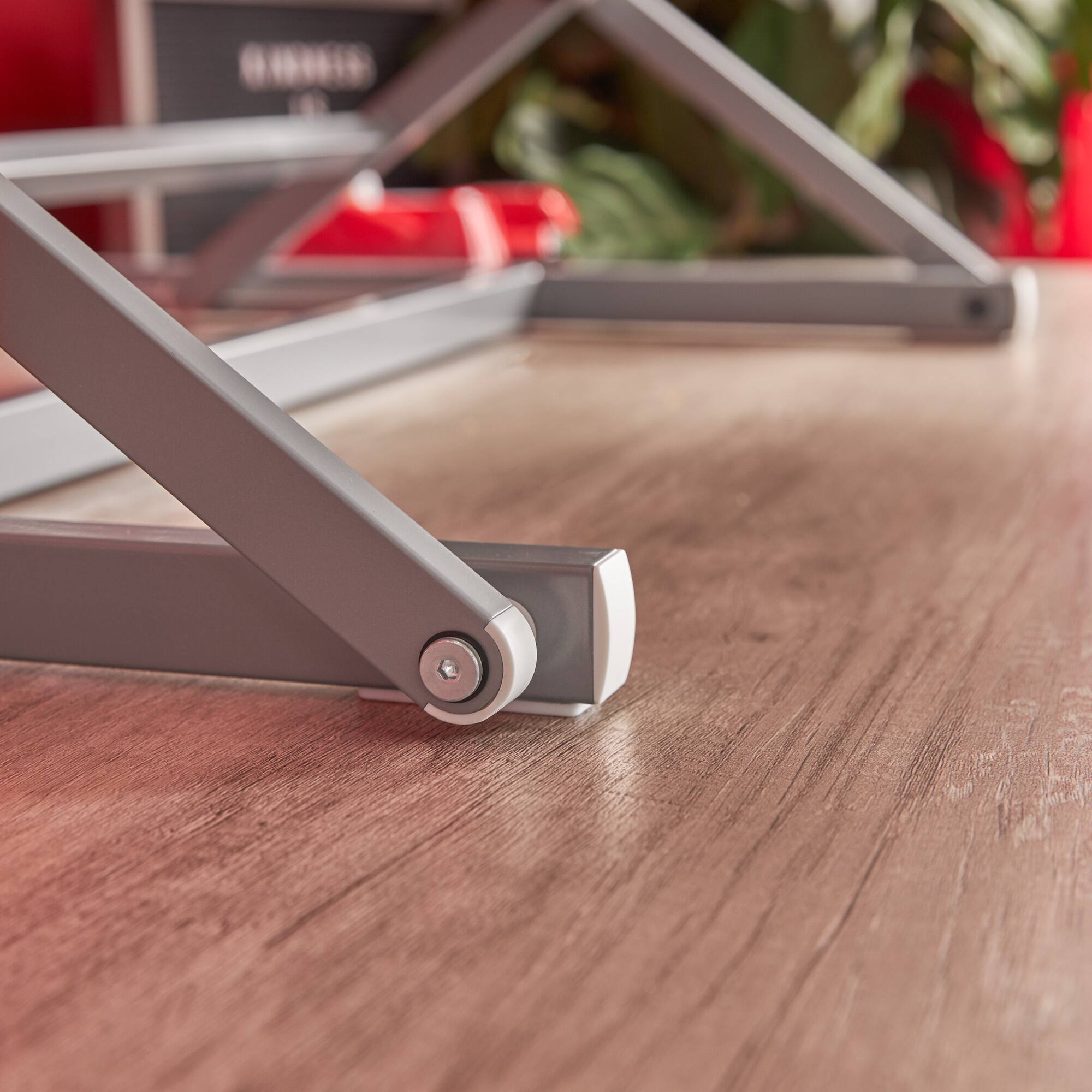 Alt View 16. True Seating - Ergo Height Adjustable Standing Desk Converter, Large - White.