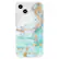 Front. Case-Mate - Print Hardshell Case for iPhone 13 - Ocean Marble.