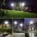 Alt View 7. Adewalk - Solar Street Lights Outdoor, Commercial Parking Lot Light with Motion Sensor IP67 Waterproof for Street Yard, 2 Pack - Black.