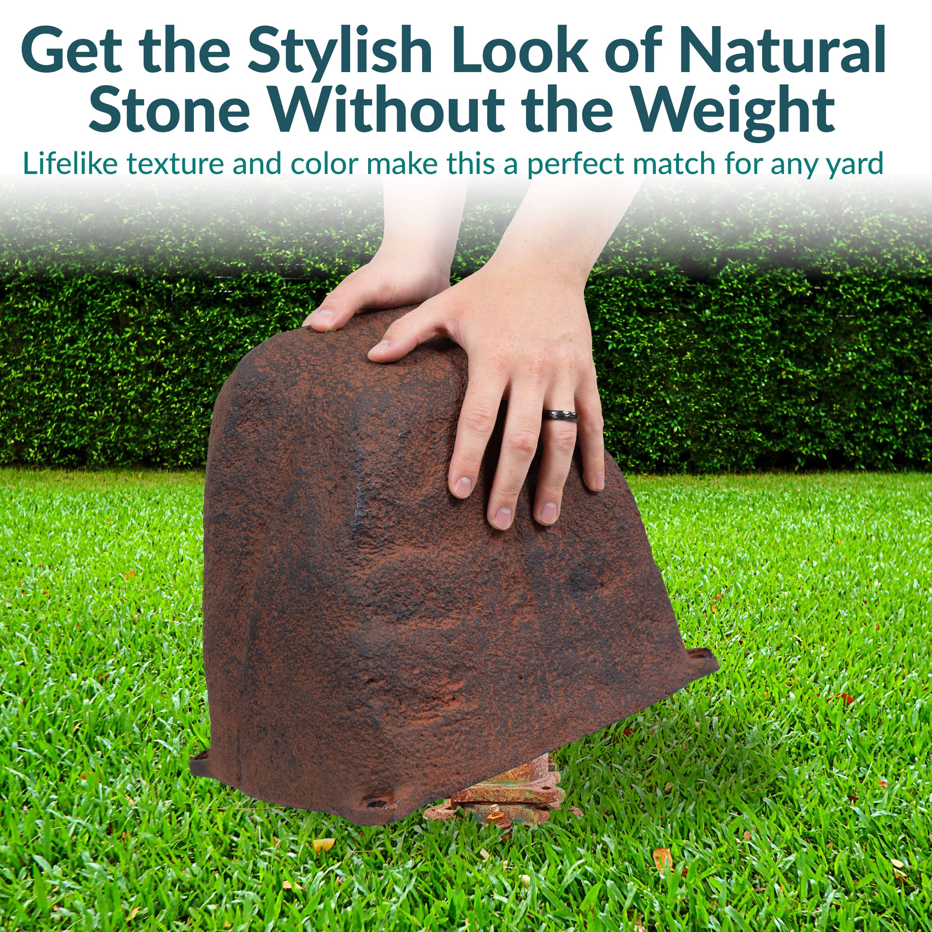 Get the Stylish Look of Natural Stone Without the Weight

Lifelike texture and color make this a perfect match for any yard