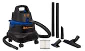 Koblenz - 5-Gallon Wet/Dry Cannister Vacuum With Blower and Wheels - Blue