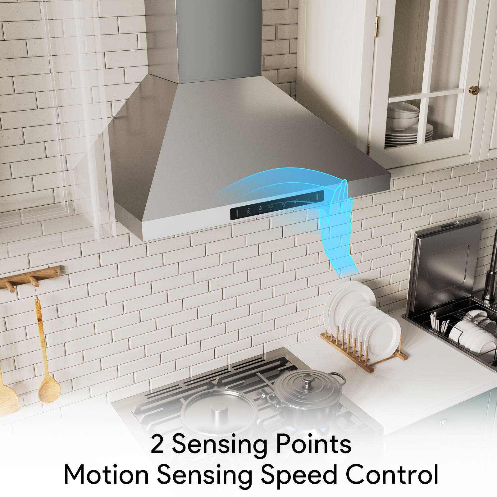 2 Sensing Points
Motion Sensing Speed Control