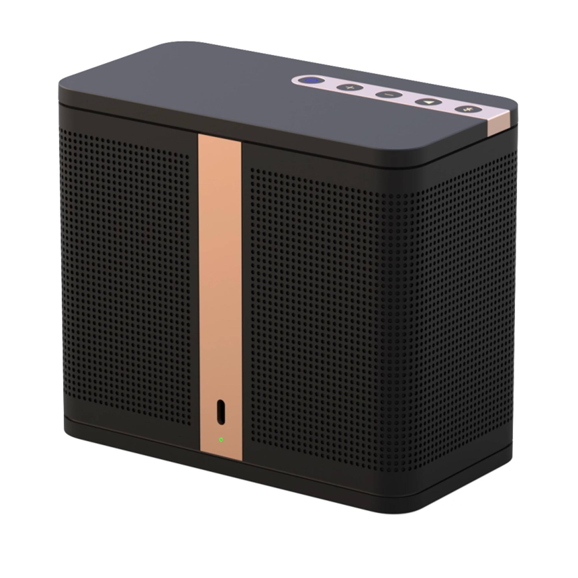 Alt View 1. ELAC - ELAC NAVA 100 Black - Portable Bluetooth Speaker - Black/Gray.