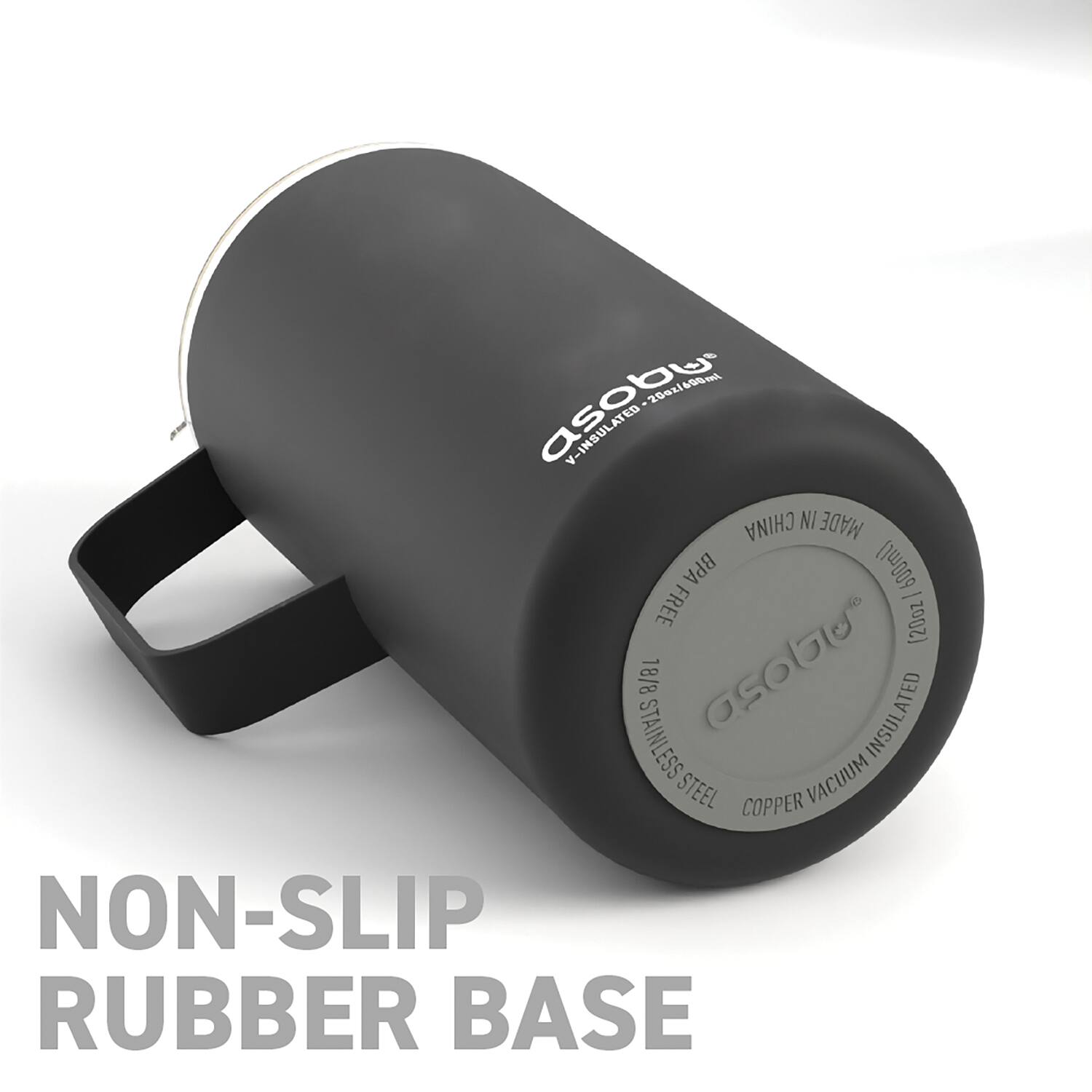 200x/600ml 650ml asoby . 20mgl V-INSULATED CHINA NI MADE BPA 600ml) - FREE (20oz 18/8 asoby INSULATED STAINLESS VACUUM STEEL COPPER NON-SLIP RUBBER BASE