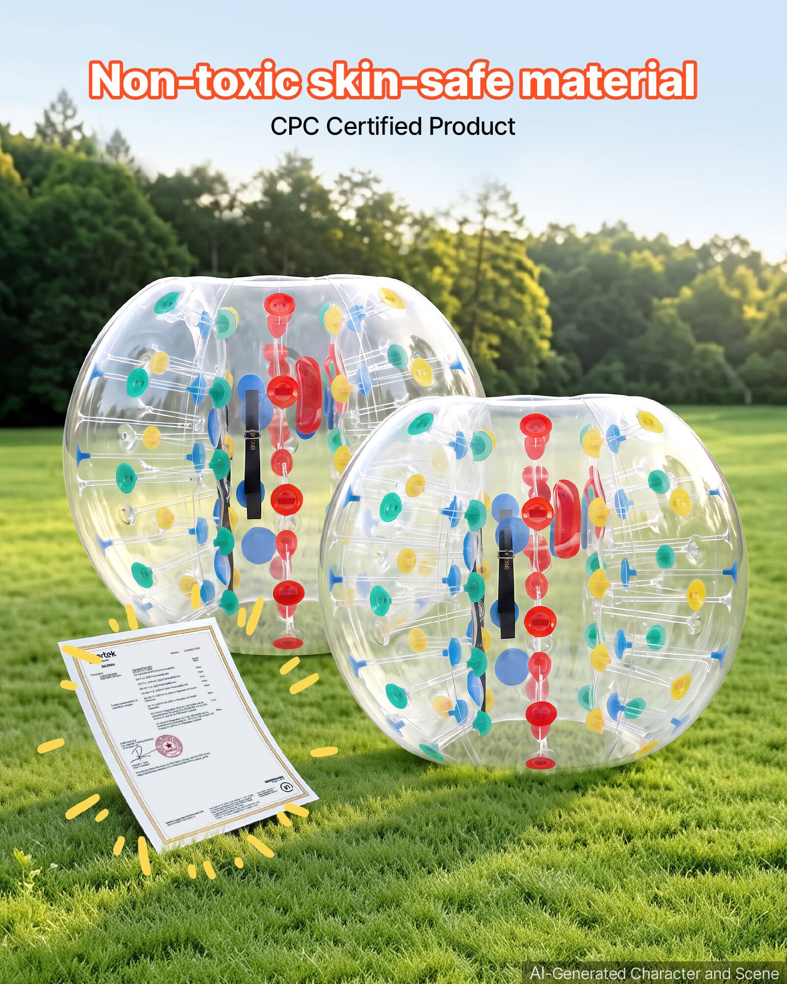 Non-toxic skin-safe material  
CPC Certified Product