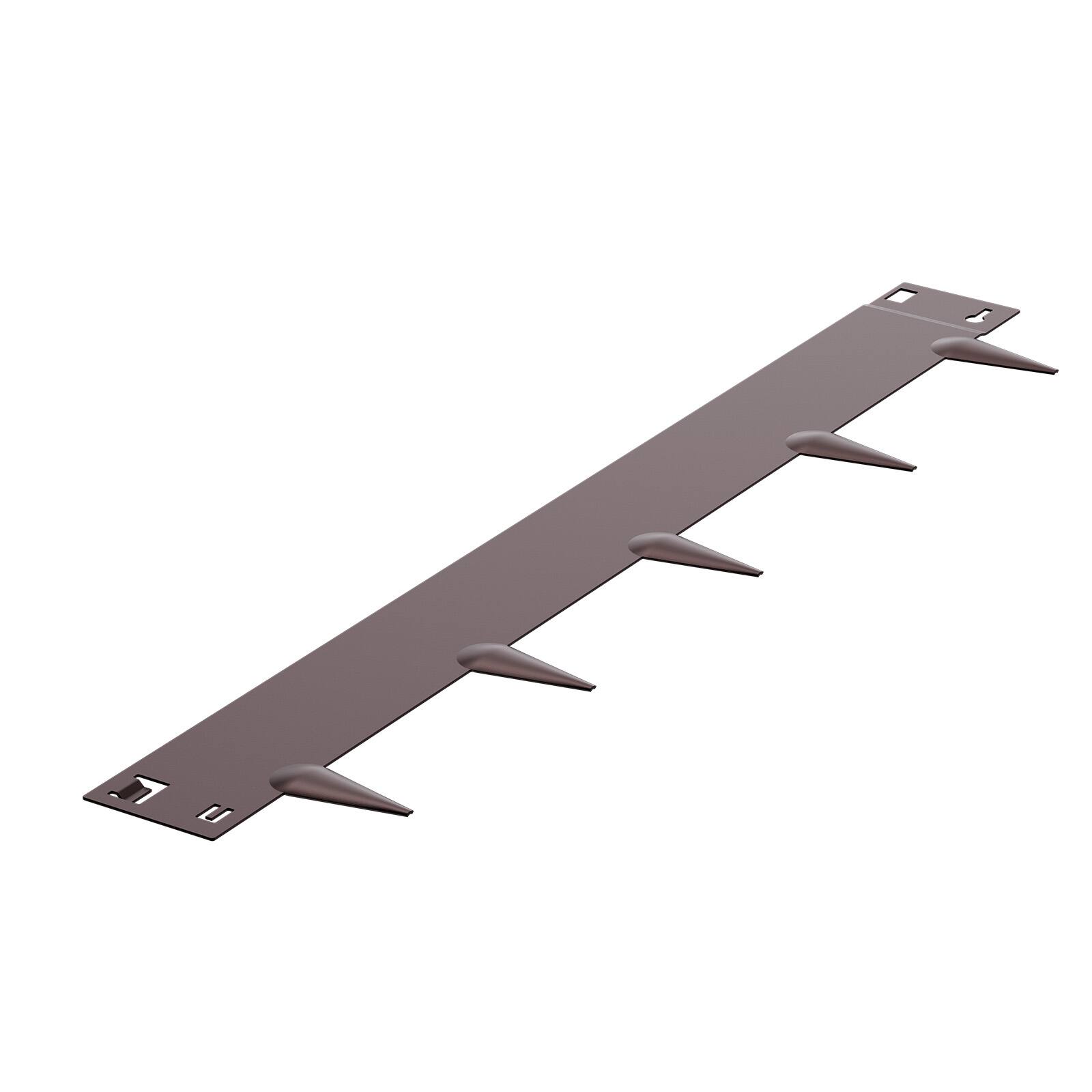 Alt View 5. VEVOR - Steel Landscape Edging, 5 Packs 39 x 4 in Rust-Resistant Metal Landscape Edging, Bendable Garden Edging Border - Brown.