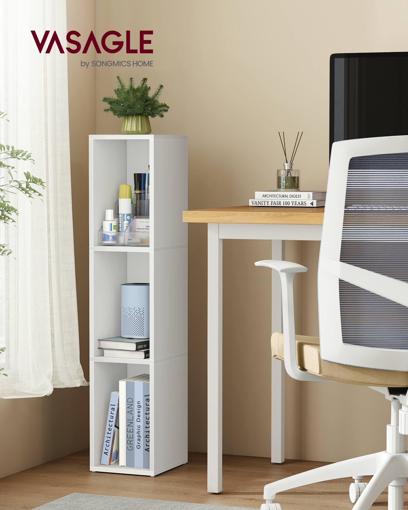 VASAGLE by SONGMICS HOME

ARCHITECTURAL DIGEST  
VANITY FAIR 100 YEARS

ARCHITECTURAL  
GREEN Graphic Design  
ARCHITECTURAL