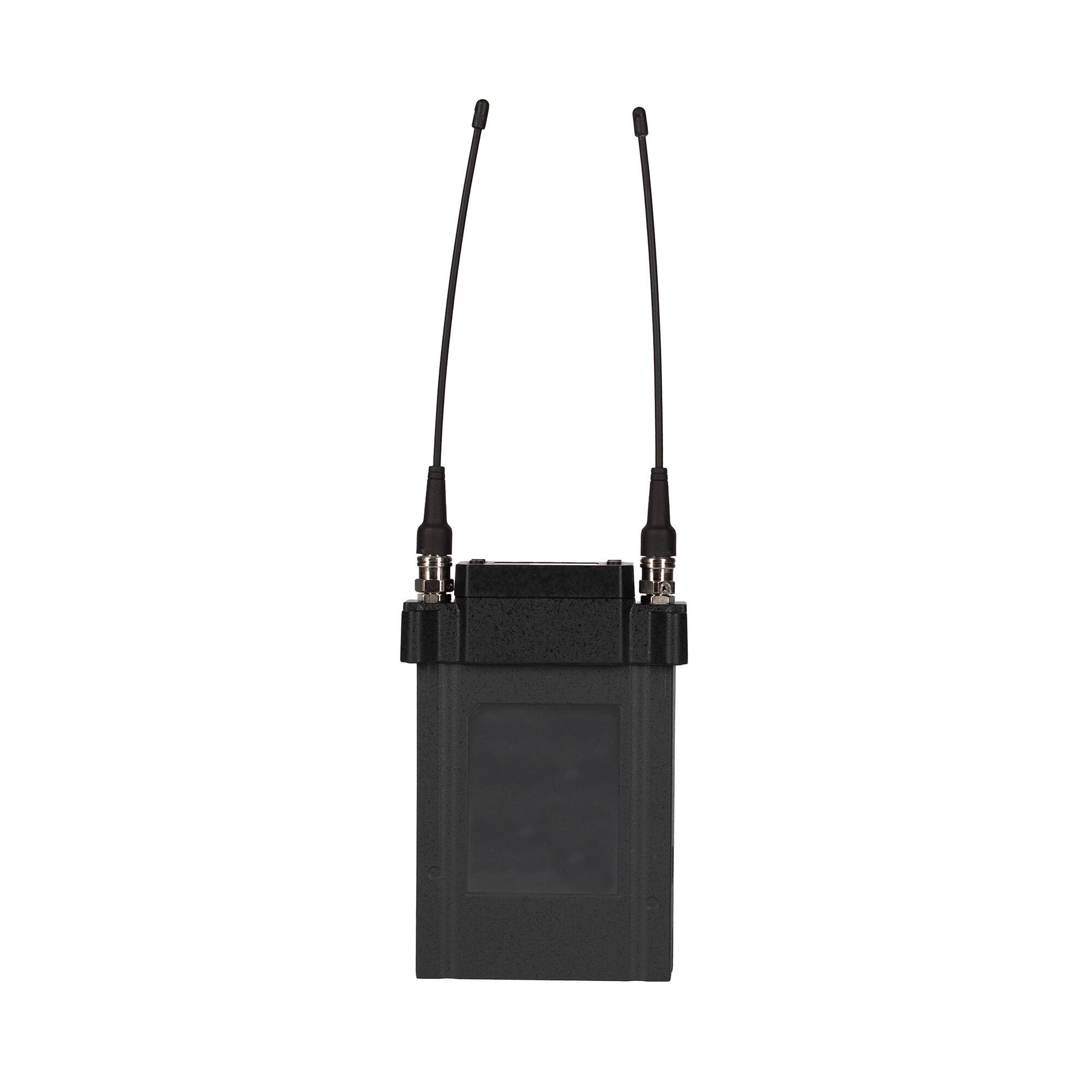 Back. Sony - Sony DWR-S03D 2-Channel Digital Slot-In Wireless Receiver (UC7: 470 to 615 MHz) - Black.
