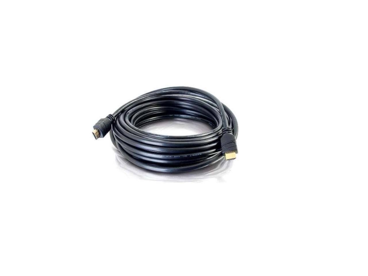 Alt View 1. C2G - C2G 757120413684 75 Feet High Speed HDMI Cable - Black - In-Wall CL3-Rated - Black.