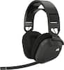 Front. CORSAIR - HS80 MAX Wireless Gaming Headset for Xbox, PC, Mac, PS5, PS4, and Mobile - Steel Gray.