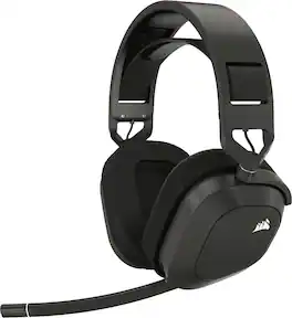 CORSAIR - HS80 MAX Wireless Gaming Headset for Xbox, PC, Mac, PS5, PS4, and Mobile - Steel Gray