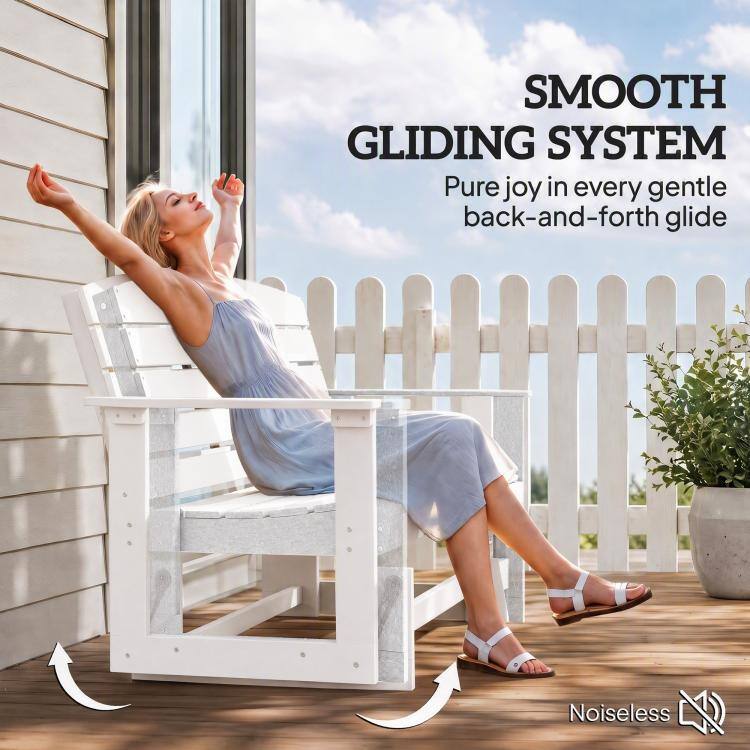 SMOOTH GLIDING SYSTEM  
Pure joy in every gentle back-and-forth glide  
Noiseless