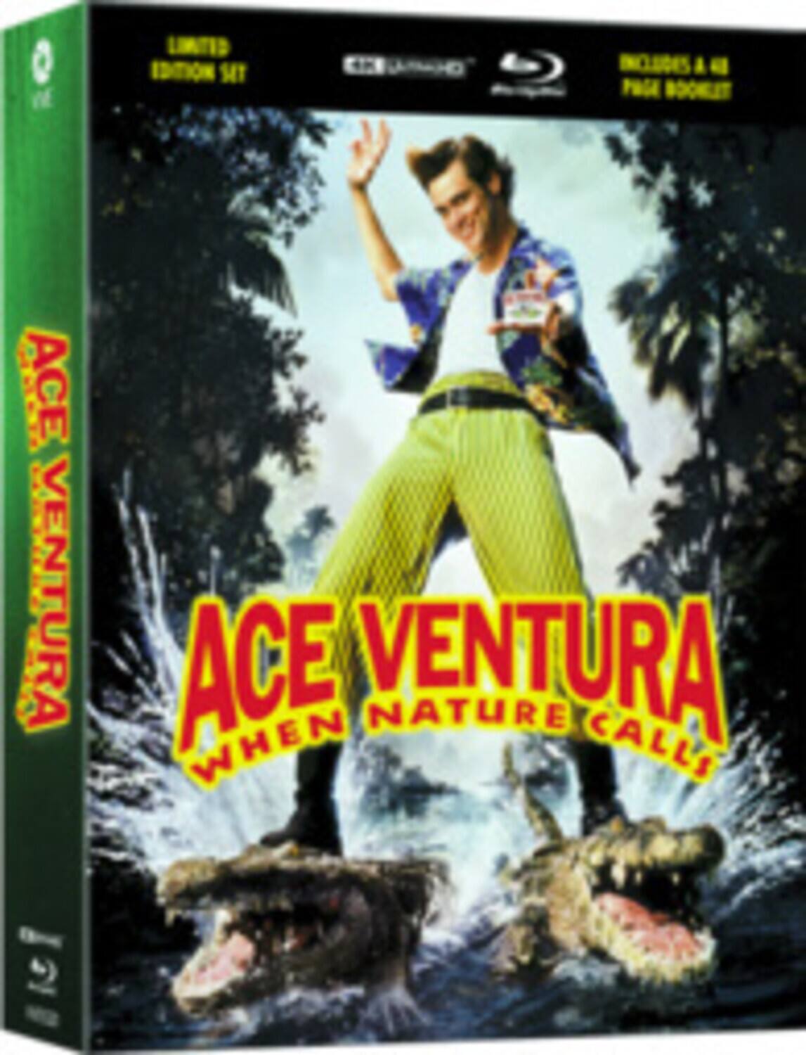 Ace Ventura: When Nature Calls (Limited Edition Steelbook & Poster)   - 4K Blu-Ray [4K Ultra HD Blu-ray]