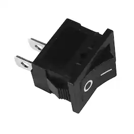 HQRP - On-Off Rocker Switch 10 A 125 V AC, UL Listed, for Refrigerator, Wet Dry Vac, Popcorn Machine - Black