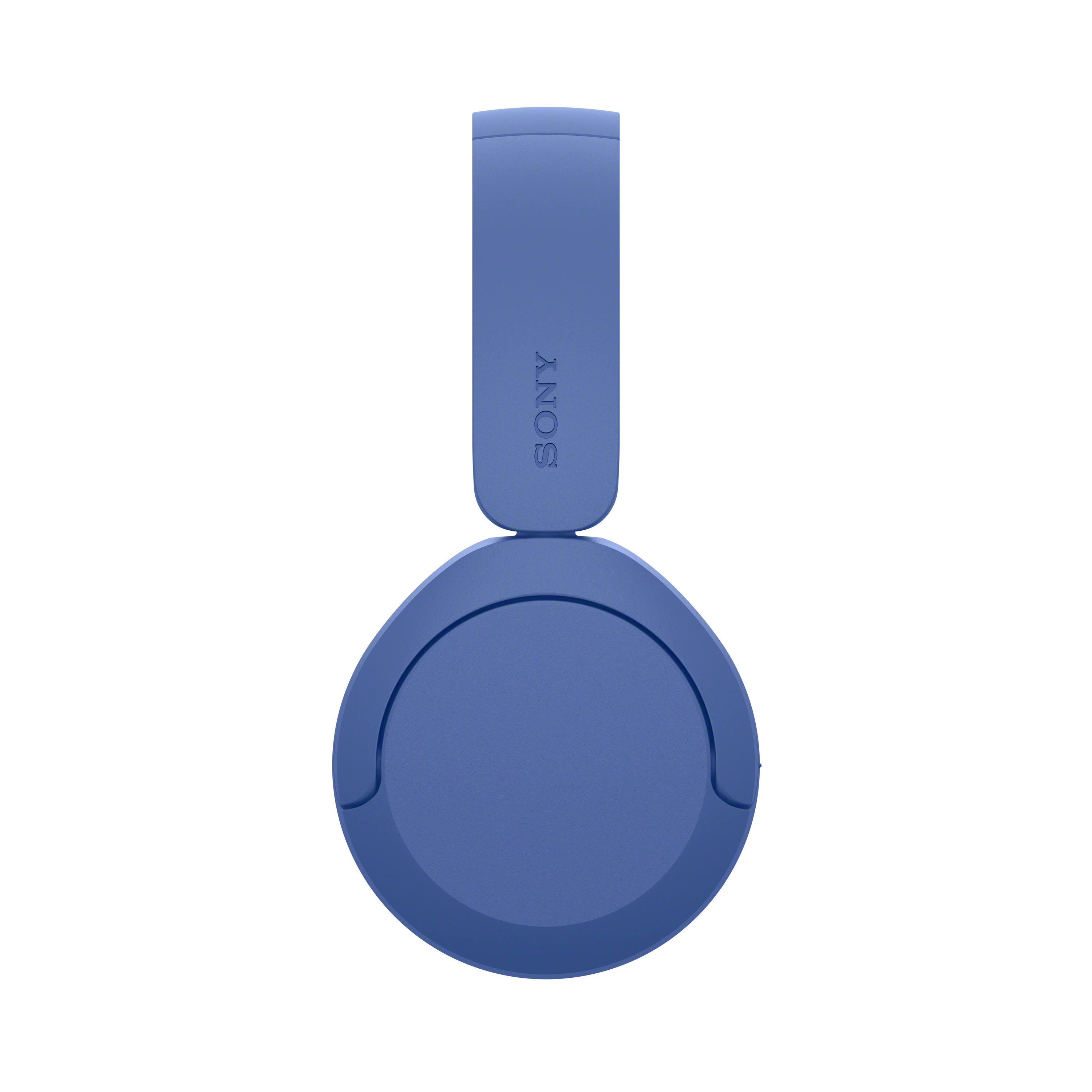 Left. Sony - WH-CH530 Wireless Headphone with Microphone - Cobalt.