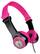 Front. JLab - JBuddies Folding Wired On-Ear Headphones - Black/Pink.