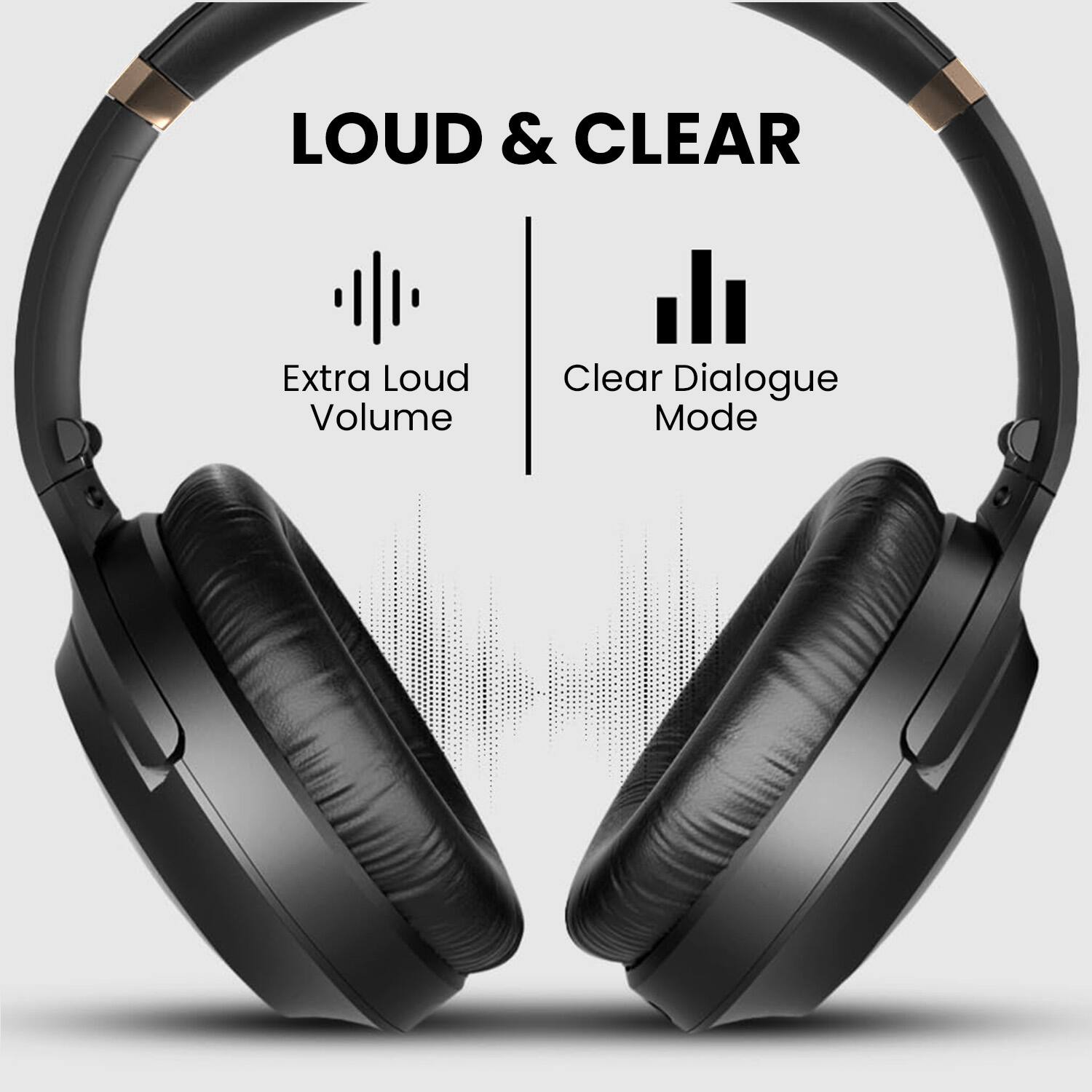 LOUD & CLEAR

Extra Loud Volume

Clear Dialogue Mode