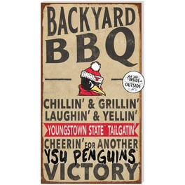 Jardine - Youngstown State Penguins 11" x 20" Indoor/Outdoor BBQ Sign - Brown