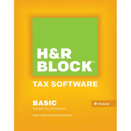  H&amp;R Block Basic Tax Software - Mac/Windows