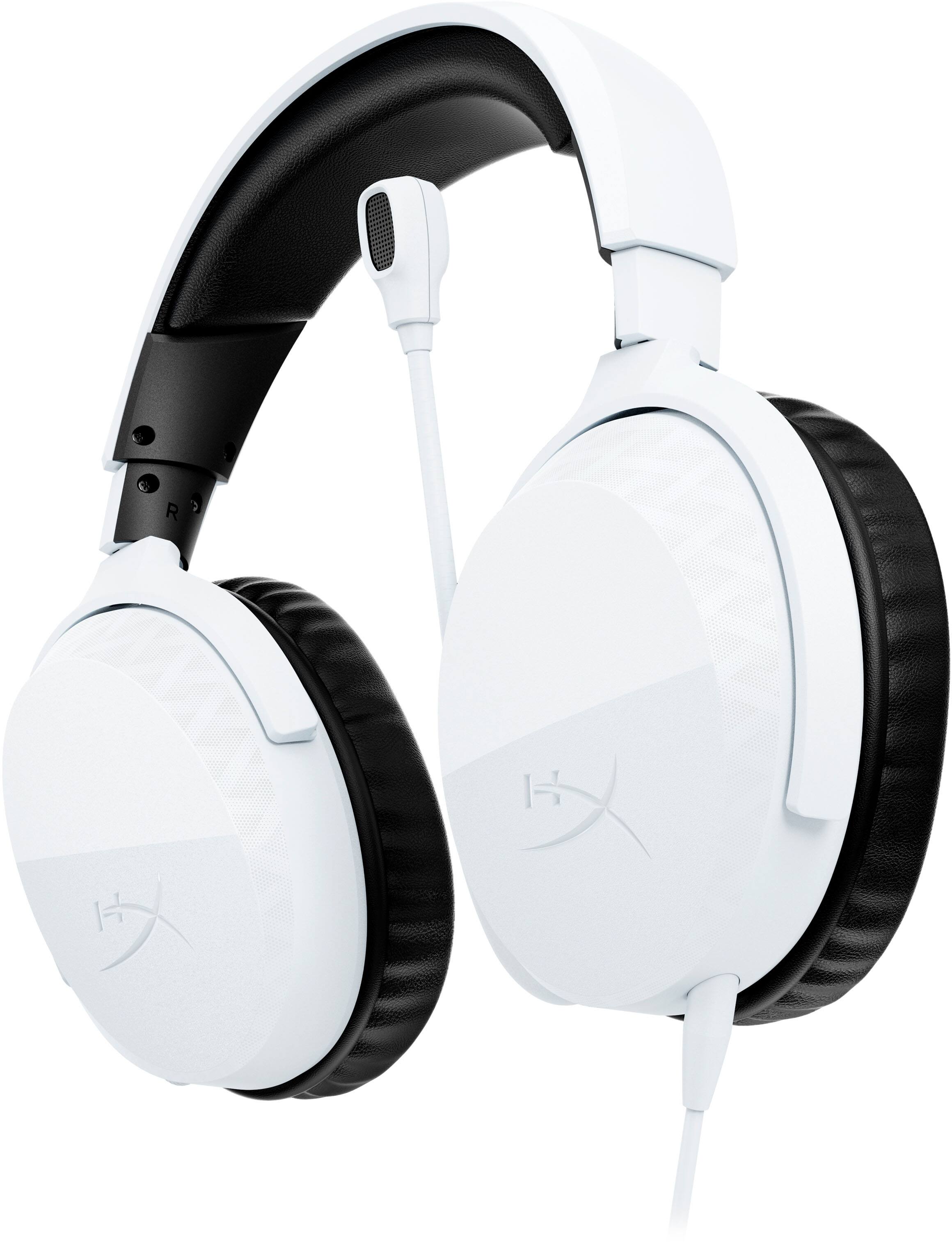 Alt View 2. HyperX - Cloud Stinger 3 Wired Gaming Headset w/ Adjustable Headband for PC, PS5, Xbox, Nintendo Switch, and Mobile - White.